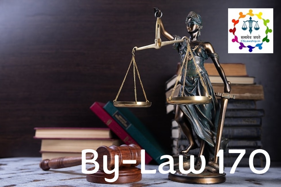 CSLawShip: ByLaw 170