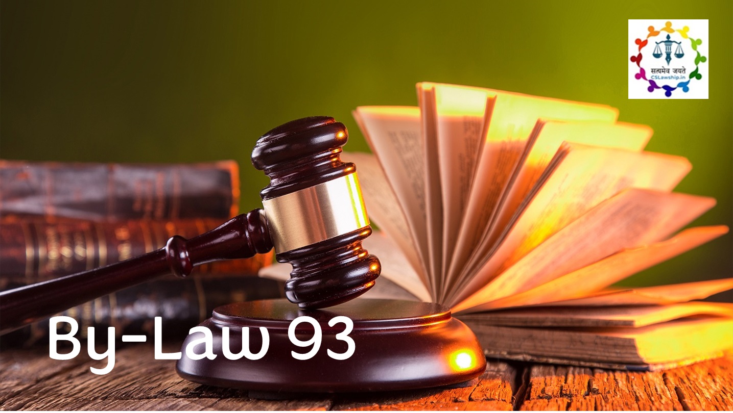 CSLawShip: ByLaw 93